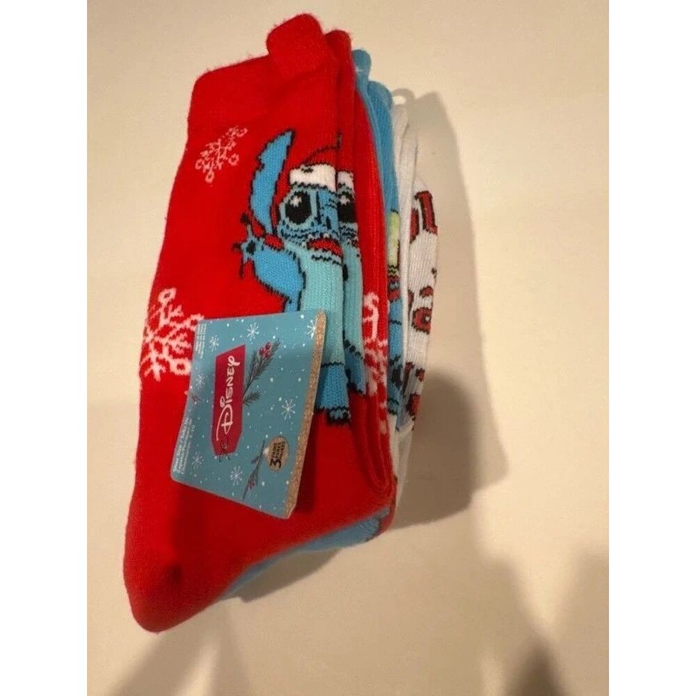 Disney x Stitch 3 Pack of Socks NWT